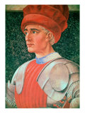 Farinata degli Uberti, Detail of his Bust, from the Villa Carducci series of Famous Men and Women,  reproduction procédé giclée par Andrea del Castagno 