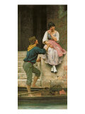 The Fisherman's Wooing, from the Pears Annual, Christmas, 1894 Giclee Print by Eugen Von Blaas