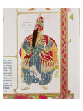 Shariar, King of Indies and China, costume design for Diaghilev's production of 'Scheherazade' Giclee Print by Leon Bakst