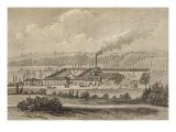 View of the Factory at Trois-Fontaines, 1883 Giclee Print by Michel Charles Fichot