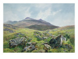 Landscape, Snowdon Giclee Print by Frederick William Hayes
