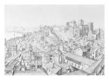 View of the Town of Avignon and its Surroundings Giclee Print by Etienne Martellange