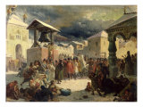 The Veche in the Republic of Novgorod, 1861 Giclee Print by Vasily Grigorievich Khudyakov