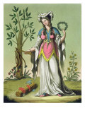 Sybil of Delphi, No. 15 from 'Antique Rome', engraved by Labrousse, published 1796 Giclee Print by Jacques Grasset de Saint-Sauveur
