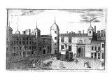 A Perspective View of the Parliament House and Exchequer, Edinburgh, Engraved by A. Bell Giclee Print by John Elphinstone