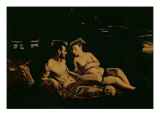 Eva und Adam Giclée-Druck von Jacopo Bassano