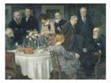 A Group of Artists, 1929 Giclee Print by Jules Alexandre Grun