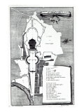 Ground Plan of the Vatican, Rome, Engraved by Alessandro Specchi Giclee Print by Carlo Fontana