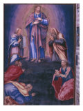 Transfiguration, from a Facsimile of the Breviary of King Philip Ii of Spain, 1569 Giclee Print by Julian Fuente del Saz