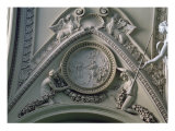 Medallion Depicting Emperor Constantine and the Foundation of St. Peter's Giclee Print by Giovanni Lorenzo Bernini
