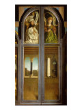 The Ghent Altarpiece: Exterior of the Left and Right Shutters, 1432 reproduction procédé giclée par Hubert Eyck