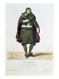 Ducroisy in the Title Role of Tartuffe in 1668, from 'Costumes de Theatre de 1600 a 1820' Giclee Print by Hippolyte Lecomte