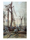 The Battle of the Somme, 1916 Giclee Print by Francois Flameng