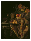 Stilleben med frukt Giclee-trykk av Christian Berentz