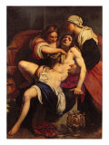 St. Sebastian attended by St. Irene reproduction procédé giclée par Francesco Furini