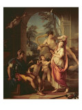 Venus Presenting Helen to Paris reproduction procédé giclée par Gavin Hamilton