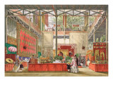 View of the India Section of the Great Exhibition of 1851, from Dickinson's Comprehensive Pictures reproduction procédé giclée par Peter Mabuse