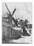 Windmills at Montmartre, c. 1870 Giclee Print by Hippolyte Bayard