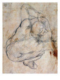 Study for the Last Judgement Giclee Print by Michelangelo Buonarroti 