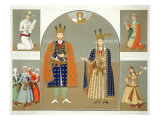 Georgia in the XVth century: King Alexander I reproduction procédé giclée par Grigori Grigorevich Gagarin