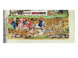 November; Deer Hunting, from the Hours of Marguerite d'Orleans, 1426-38 Giclee Print