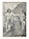 Olaf and Sigrid, from 'Hero Myths and Legends of the British Race' by M.I. Ebbutt, 1910 Giclee Print by John Henry Frederick Bacon