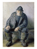 Skagen Fisherman Giclee Print by Michael Peter Ancher