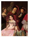 Members of the Comedie-Francaise Giclee Print by Edmond Aime Florentin Geffroy