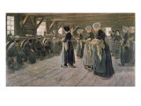 Spinning Workshop in Laren, 1889 Giclee Print by Max Liebermann