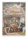 Delicious Dreams! Castles in the Air! Glorious Prospects! Lámina giclée por James Gillray Delicious Dreams! Castles in the Air! Glorious Prospects! Lámina giclée por James Gillray