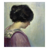Portrait d'une dame reproduction procédé giclée par Viggo Johansen