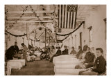 Army Hospital Near Washington, D.C., 1861-65 Giclee-trykk av Mathew Brady & Studio Army Hospital Near Washington, D.C., 1861-65 Giclee-trykk av Mathew Brady & Studio