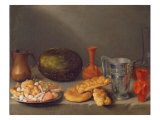 Still Life with Bread, 1648 reproduction procédé giclée par Francisco Palacios