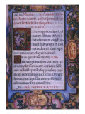 Fol.6R, Full Page of the Annunciation 5th Chapter, from a Facsimile of the Breviary of King Philip  Giclee Print by Julian Fuente del Saz