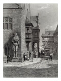 Town Hall, Halberstadt, engraved by E. Joubert, printed by Cassell and Company Ltd Giclee Print by Carl Friedrich Heinrich Werner