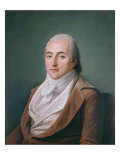 Portrait of Claude Henri de Rouvroy, Count of Saint-Simon, aged 35, 1848 Giclee Print by Hippolyte Ravergie