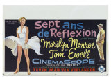 The Seven Year Itch, Belgian Movie Poster, 1955 Giclee Print