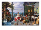 Allégorie de la musique reproduction procédé giclée par Jan Bruegel the Elder