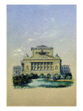The Alexander Theatre in St. Petersburg, 1841 Giclee Print by Vasili Semenovich Sadovnikov