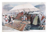 Easter Celebrations in Addis Ababa reproduction procédé giclée par Louis Remy Sabattier