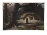 The Two Were Reunited in a Fond Embrace, 1906 Giclee Print by Hermann Hendrich