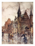The Binnenhof, the Hague, 1904 Giclee Print by Nico Jungman