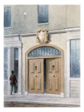 The Entrance to Coachmakers Hall, 1854 Giclee Print by Thomas Hosmer Shepherd