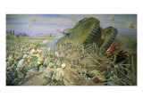 The Capturing of a Tank near Kakhovka, 1927 Giclée-Druck von Ivan Alexeyevich Vladimirov