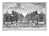 The Gardens of Count Althan, Vienna, engraved by Johann Gottfried Thelott Giclee Print by Salomon Kleiner