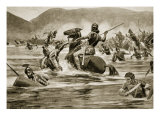 The Battle of Lake Trasimenus, 217 B.C. Giclee Print by Ernest Prater