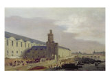 Galerie du Louvre and the Porte Neuve, c.1640 Reproduction procédé giclée par Abraham de Verwer