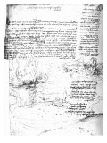 Page from Da Vinci's Notebook reproduction procédé giclée par Leonardo da Vinci 