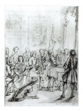 Concert at Montague House, 1736 Giclee Print by Marcellus Laroon the Younger