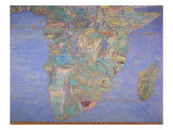 Map of Sixteenth Century India, from the 'Sala del Mappamondo' reproduction procédé giclée par Giovanni De' Vecchi
